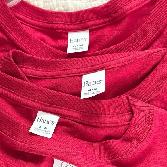 NWT 6 Pack Hanes Indiana T-Shirts Med, Lg, Xl - Picture 14 of 16